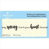 Штамп "May spring.." SET077z-8