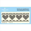 Штамп "Вышивка с сердечками" SET081z-19