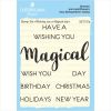 Набор штампов "Wishing you a Magical day" SET107a