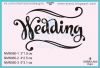Штамп "Wedding" NMN060
