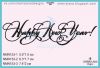 Штамп "Happy New Year" NMN153
