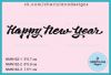 Штамп "Happy New Year" NMN162