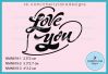Штамп "Love you" NMN619