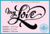 Штамп "my Love" NMN620