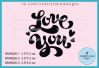 Штамп "Love you" NMN626