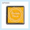 Штемпельная подушка желтая, SPI005