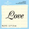 Штамп "LOVE " NL013
