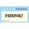 Штамп "PASSPORT" NP030