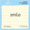 Штамп "smile" NT043а