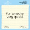 Штамп "for someone very special" NT046а