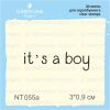 Штамп "it,s a boy" NT055а