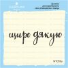 Штамп "щиро дякую" NT059u