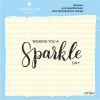 Штамп "wishing you a Sparkle day" NT064