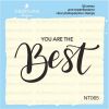 Штамп "You are the Best" NT065
