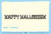Штамп "Happy Halloween" NH011