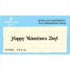 Штамп "Happy Valentines Day!" NV008a