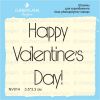Штамп "happy Valentines day" NV014