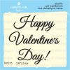 Штамп "happy Valentines day" NV015
