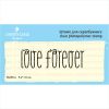 Штамп "Love forever" NV061a