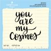 Штамп "You are my cosmos" NT101