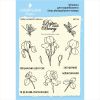 Набор штампов "Ирисы" SET136