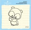 Штамп "Совушка с сердечком" JPC023