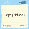 Штамп "happy birthday" NCDR025a