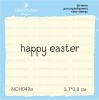 Штамп "happy easter" NCH049a