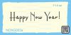 Штамп "Happy New Year!" NCNG003a