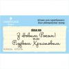 Штамп "Вітаємо З Новим Роком та Різдвом Христовим!" NCNG029u