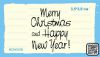 Штамп "Merry Christmas & Happy New Year" NCNG036