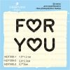 Штамп "FOR YOU" NDT006