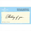 Штамп "Thinking of you" NDT007a