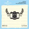 Штамп "PHOTO, с крыльями" NF010