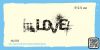 Штамп "LOVE "  NL003