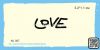 Штамп "LOVE "  NL007