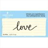 Штамп "love" NL058a