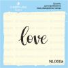 Штамп "love" NL060a